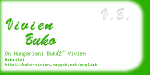 vivien buko business card